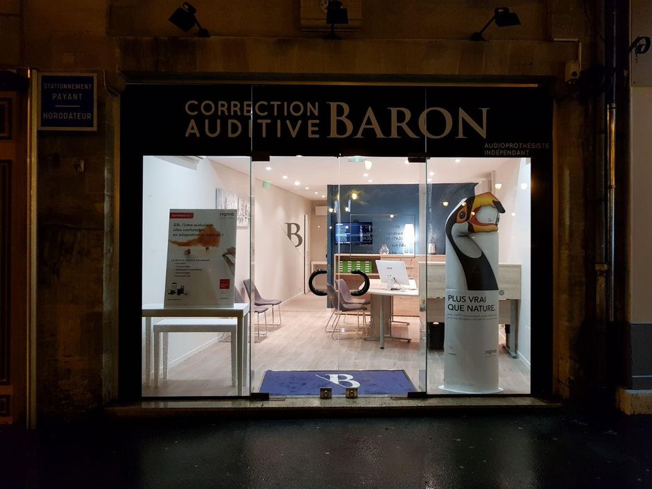 Équipements de pointe Correction Auditive Baron